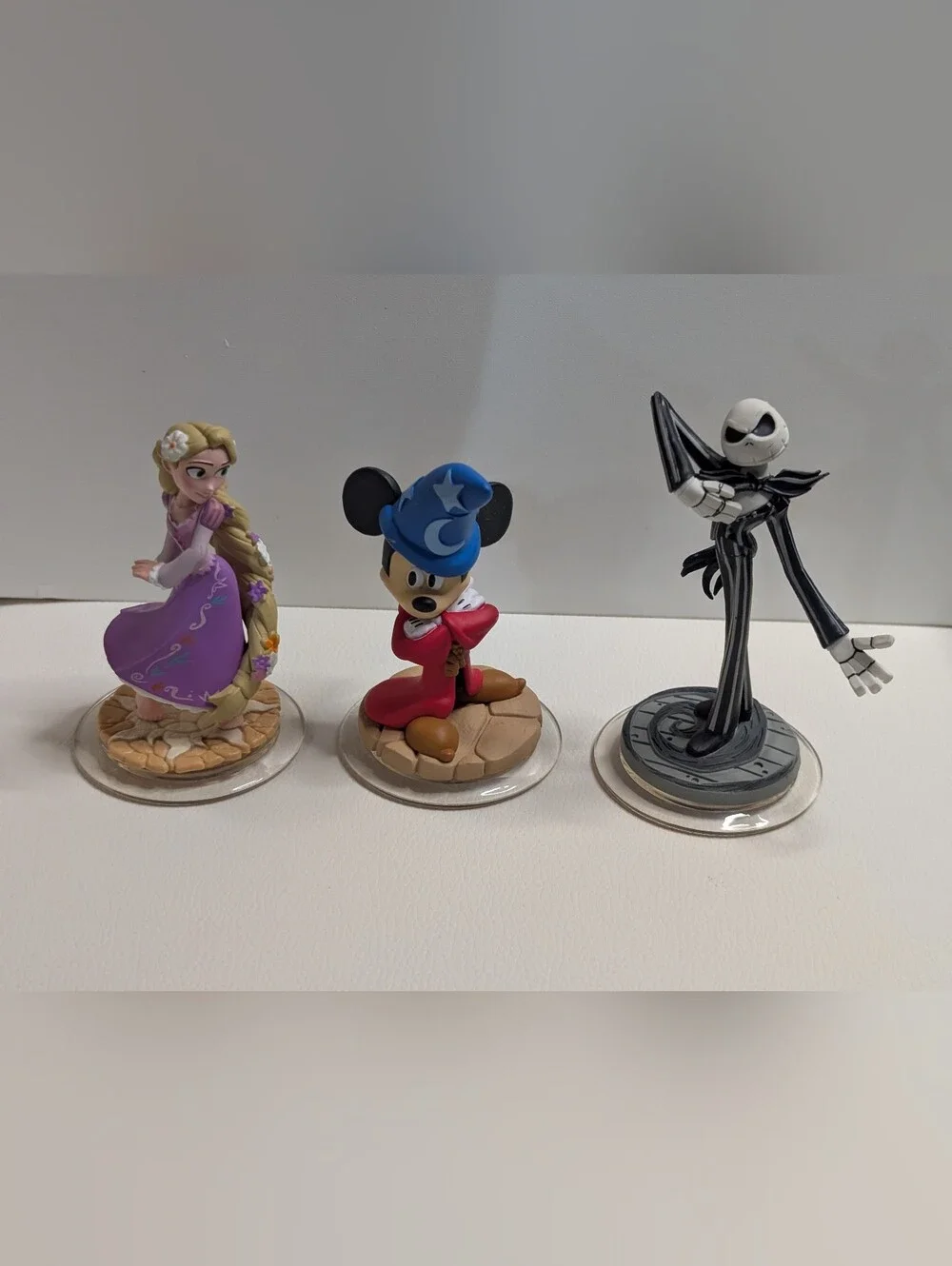 disney infinity figures lot bundle Mickey Mouse, Rapunzel, And Nightmare Before